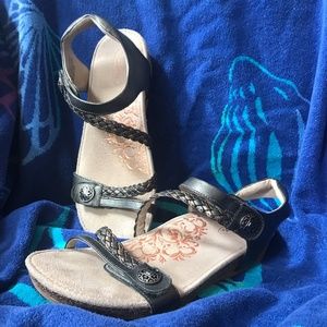 Aetrex Jillian Sandals - Bronze